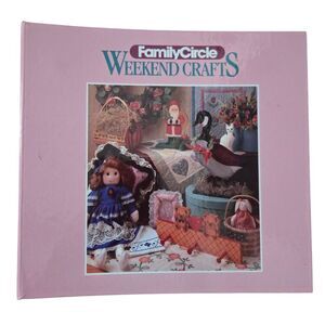Vintage Family Circle's Weekend Crafts Binder Craft Cards & Patterns Crafting